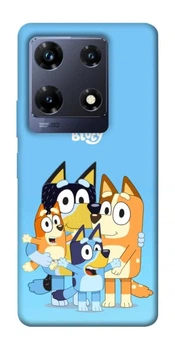 TPU чехол Demsky Bluey family для Infinix Note 30 Pro