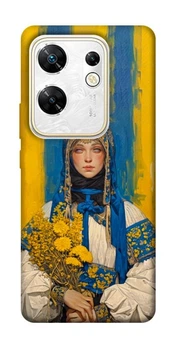 TPU чехол Demsky Ukrainian woman для Infinix Zero 30 4G