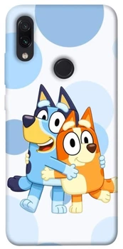 TPU чехол Demsky Bluey and bingo для Xiaomi Redmi Note 7 / Note 7 Pro / Note 7s
