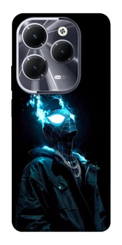 TPU чехол Demsky Black spiderman для Infinix Hot 40