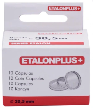 Капсулы для монет 30,5 мм. (10 штук) Etalonplus