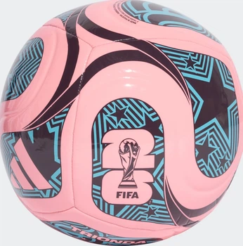 Мяч футбольный Adidas Fifa World Cup 26 Trionda Club розовый Унисекс 4