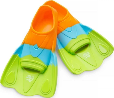 Ласты Aqua Speed TRAINING FINS MOBY 62763 зеленый, голубой, оранжевый Дети 27-29