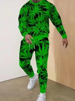 Спортивний костюм чоловічий Яскраво бадиль 2XL зелений