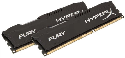 Оперативна пам'ять 8 ГБ (4+4), DDR3, для ПК, Kingston (1600 МГц, 1.5 В, CL10, HX316C10FBK2/8) Б/В