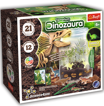 Zestaw do eksperymentów naukowych Trefl Science 4 You Terrarium dinozaura (61939) (5900511619393)