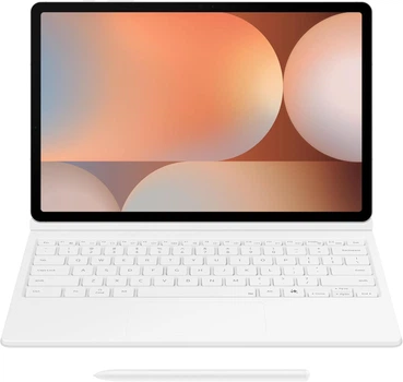 Чохол-клавіатура Book Cover Keyboard Ai Key для Samsung Galaxy Tab S9 Ultra 14.6 (X910/X916) / Tab S10 Ultra 14.6 (X920/X926) White DE/UKR (EF-DX925BWGGDE)