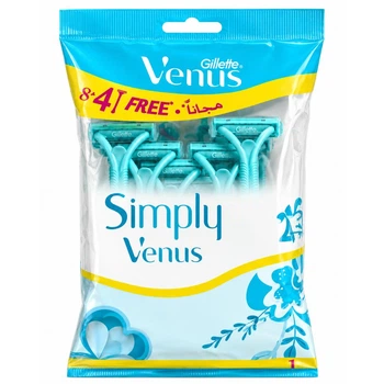 Одноразові станки для гоління Gillette Simply Venus 2 12 шт