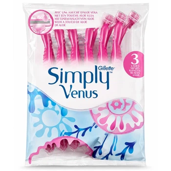 Одноразові станки для гоління Gillette Simply Venus 3 12 шт