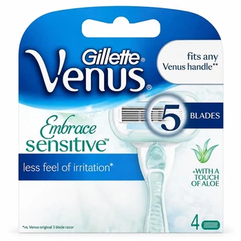 Змінні картриджі для гоління Gillette Venus Embrace Sensitive 4 шт