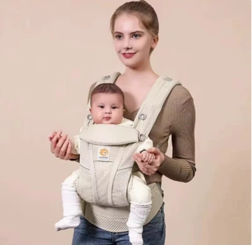 Рюкзак-переноска Ergobaby Omni Breeze Baby Carrier Pearl від народження Бежевий