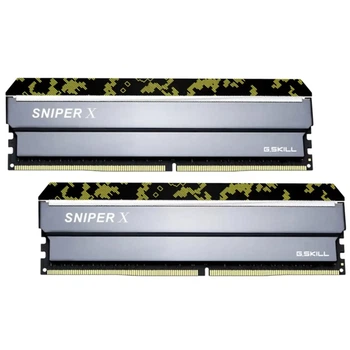 Модуль пам'яті G.SKILL Sniper X Digital Camo DDR4 16 ГБ (2×8 ГБ) 3200 МГц CL16 (F4-3200C16D-16GSXKB)
