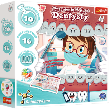 Zestaw do eksperymentów naukowych Trefl Science 4 You Pracownia małego dentysty (61938) (5900511619386)