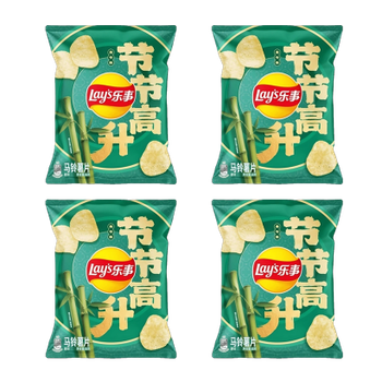 Набір Чипси 4шт Lay's Азійські Bamboo Shoot зі Смаком Зеленого Бамбука 56g