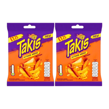 Набор Кранчи 2шт Takis Intense Nacho Seasoned Cheese 100g