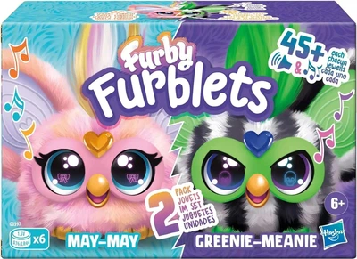 Интерактивная игрушка Furby Furblets Mini Friend Greenie-Meanie & May-May Exclusive G0397 (5010996247117)