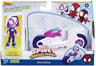 Ігровий набір Hasbro Disney Marvel Spidey And His Amazing Friends Ghost‑Spider Motorcycle F7461 (5010996245878)