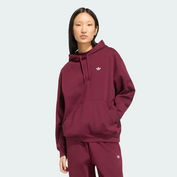 Женское худи ESSENTIALS OVERSIZED FLEECE adidas KT2274 (S) Бордовый (4069991390381)
