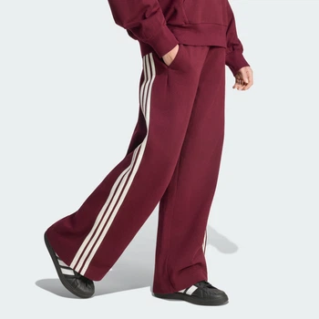 Жіночі штани ADIDAS KIT 3-STRIPES WIDE adidas KV9909 (L) бордовий (4068804642211)