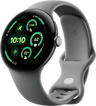 Смарт-годинник Google Pixel Watch 3 45mm Wi-Fi Matte Hazel Aluminum Case / Hazel Active Band (GA05786-DE)