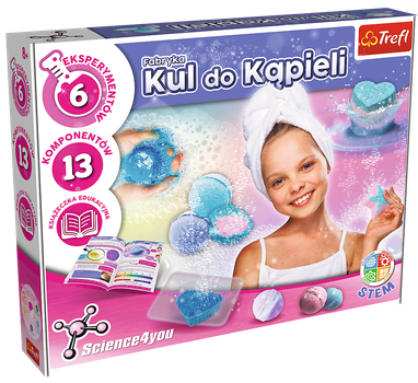 Zestaw do eksperymentów naukowych Trefl Science 4 You Fabryka kul do kąpieli (61096) (5900511610963)