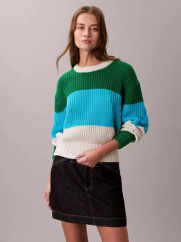 Джемпер жіночий Calvin Klein 47D302G-67U(Chalk Combo) XS Комбінований (196669322666)