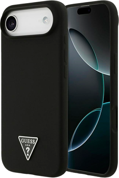 Etui plecki Guess Triangle Logo MagSafe do Apple iPhone Air Black (3666339517120)
