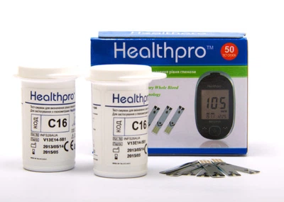Тест-полоски HealthPro, 50 шт.