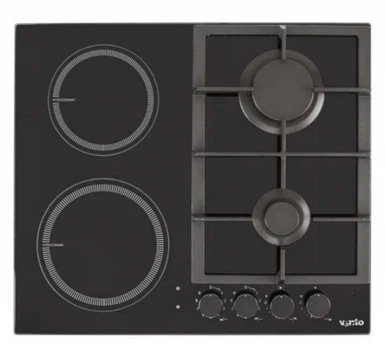 Комбинированная варочная поверхность ventolux hg622 d11 cs (bk)