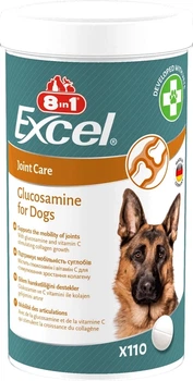 Вітаміни 8in1 Excel Glucosamine для цуценят та дорослих собак, для суглобів 110 шт.