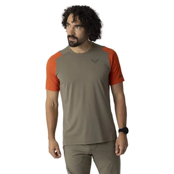 Футболка Dynafit Transalper S/S Tee Men XL Сірий-Помаранчевий