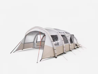 Надувная Туристическая Палатка с Тамбуром QUECHUA Air Seconds 6.3 F&B 6 Person XXL Шестиместная Трехкомнатная Водонепроницаемая