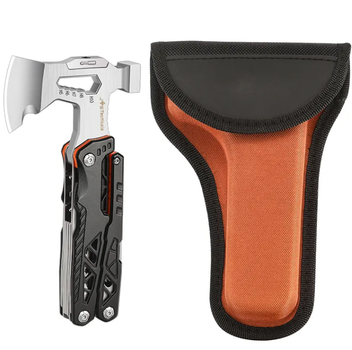 Мультитул Молоток Сокира JB Tactical Multitool 24 в 1 Чорний JB-11 Кобура на Пояс