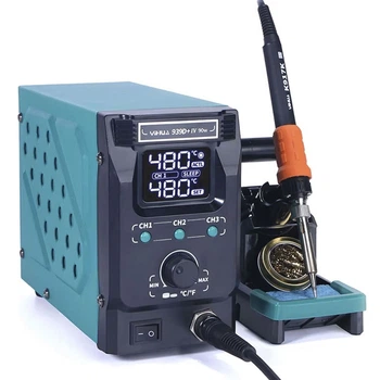 Паяльна станція YIHUA 939D+ IV паяльник / 200 - 450°С / 3 канали пам'яті / 90 Вт