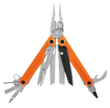 Мультитул з Порошкової Сталі CPM MagnaCut Leatherman Wave Alpha Canyonland 16 Інструментів Памаранчевий (833338)