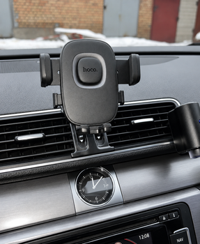 Тримач телефону для Volkswagen Passat B6, B7,CC (Комлект: основа для панелі Passat B6, B7,CC + тримач HOCO H75).