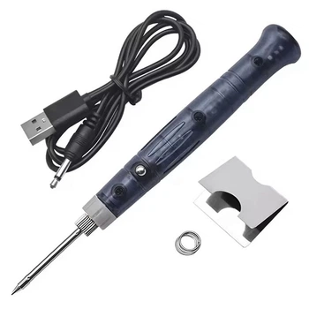 Паяльник BT-8U портативний з підставкою / живлення USB 5В / 400°C / 8 Вт