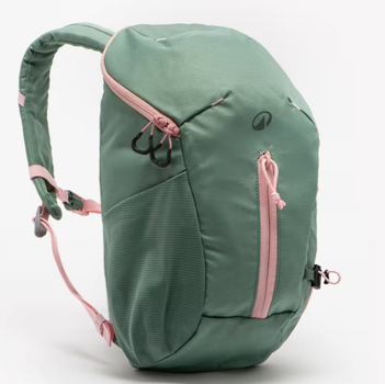 Детский Туристический (Походный) Рюкзак QUECHUA 10л В37/Д21,5/Г19 см Зеленый