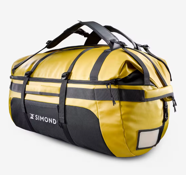 Спортивна Дорожня Сумка/Рюкзак для Трекінгу SIMOND 80-120л 74 x 45 x 40см Жовтий