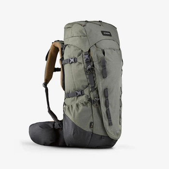 Туристичний Рюкзак для Трекінгу FORCLAZ MT900 (50л + 10л) 69 x 43 x 35см Хакі