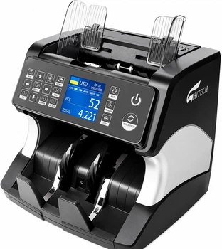 Сортировщик Денег Hitech BC 100PLUS. Счетчик Наличных с 2 CIS и Мультивалютной Детекцией
