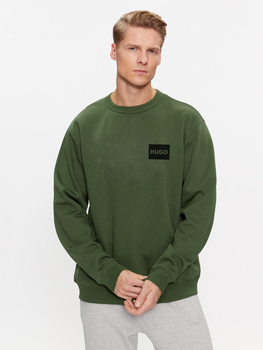 Світшот Hugo Boss повсякденний з принтом демісезонний Хакі XS (MST0001841)