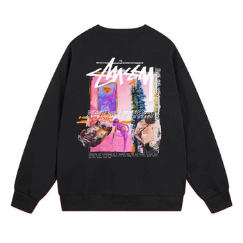 Мужской свитшот Stussy Размер XS Черный (S002)