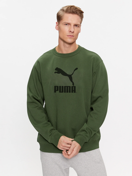 Мужской свитшот на флисе Puma Размер L Хаки (MST0001859)