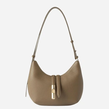 Сумка жіноча з натуральної шкіри маленька Furla WB01500BX33534903S1007 Світло-коричнева (800070360263)