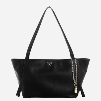 Сумка шопер жіноча зі штучної шкіри Guess HWBG9745230-BLA Чорна (800070360365)