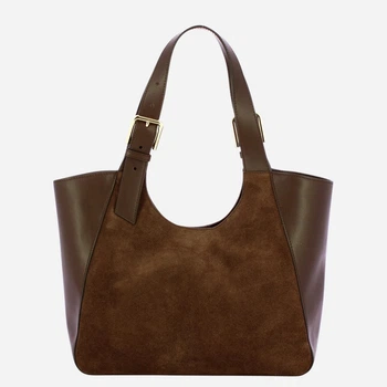 Сумка шопер жіноча з натуральної шкіри Furla WB02012BX40183244S1007 Коричнева (800070360636)