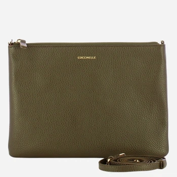 Torebka crossbody damska skórzana Coccinelle E5MMA55F401-W25 Khaki (800070363589)