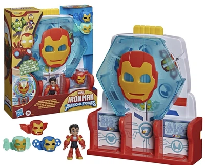Ігровий набір Hasbro Disney Jr. Spidey and His Amazing Friends Зал обладунків Залізної Людини (G1261) (5010996406699)