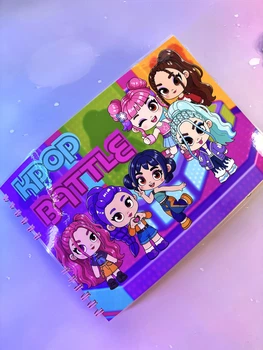 Книга на липучках K-pop battle к-поп батл демон хантер игра на липучках лепучок альбом книжка бокс demon hunters